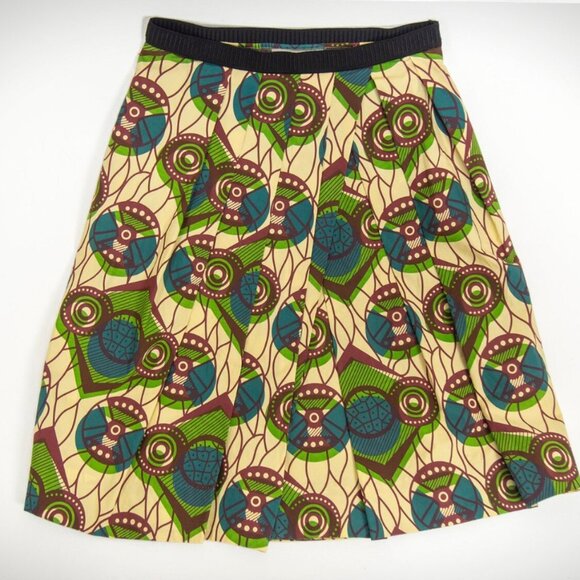 Marni for H&M Tribal Patterned Skirt Premier Collaboration Sz 8 - Picture 1 of 9